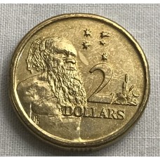 AUSTRALIA 1988 . TWO 2 DOLLARS COIN . HORST HAINE ABORIGINAL LEADER